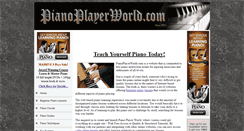 Desktop Screenshot of pianoplayerworld.com
